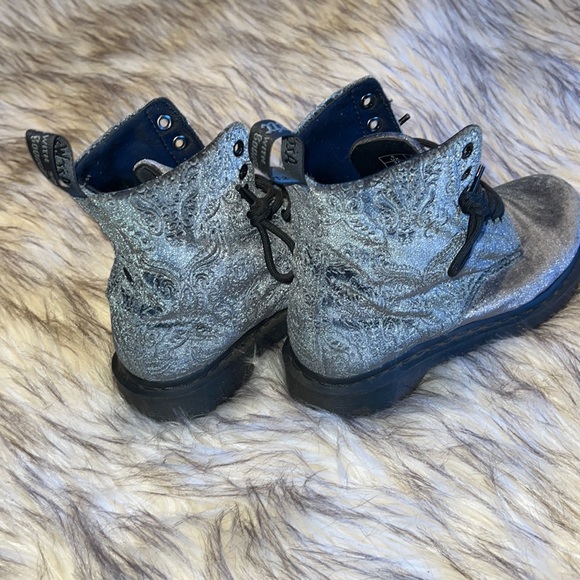 SOLD- Velour Paisley Brocade 1460 Dr. Martens (8) - Picture 2 of 4